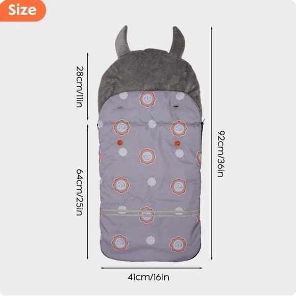 New waterproof stroller blunting baby sleeping bag - Picture 5 of 5